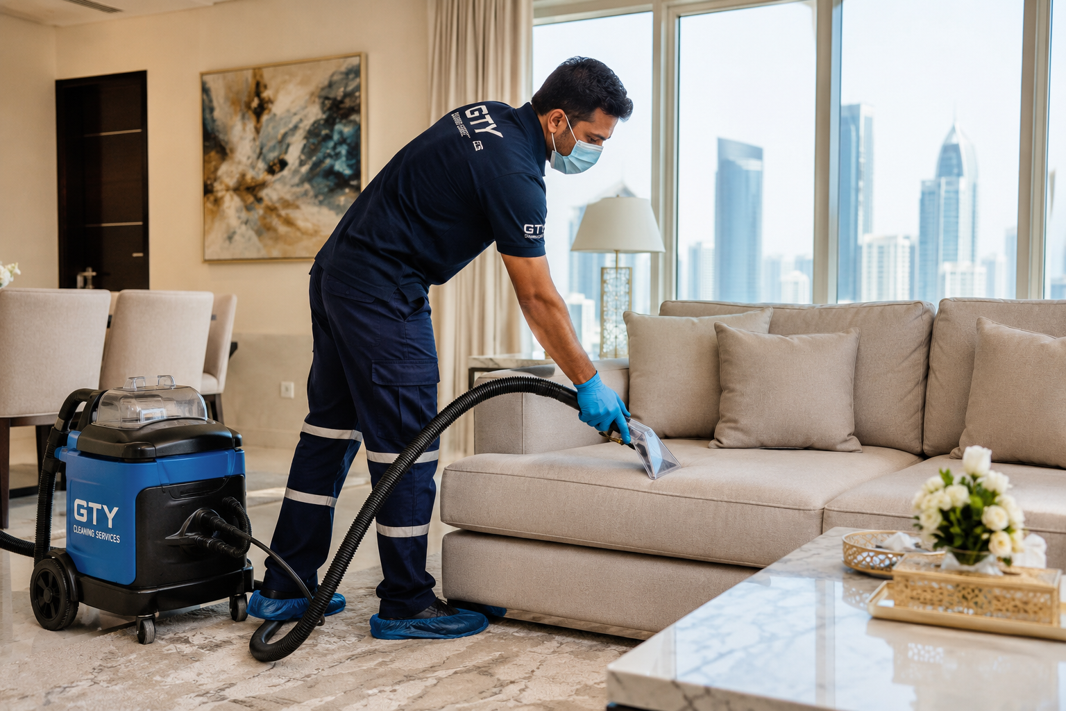 Sofa and upholstery deep cleaning