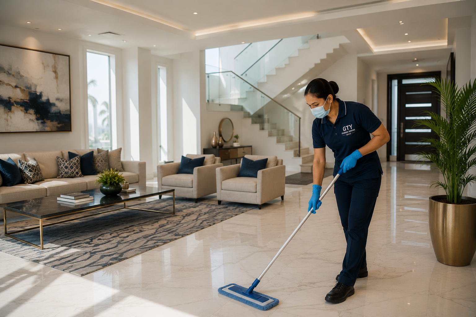 Luxury villa cleaning in Qatar